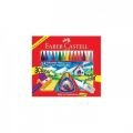 FABER CASTELL SİLİNEBİLİR MUM BOYA 15 RENK