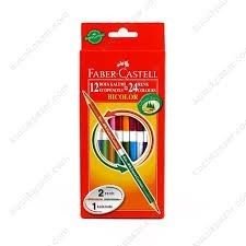 Faber-Castell Bicolor 24 Renk Boya Kalemi