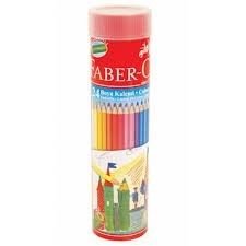 Faber Castel 24 Renk Kuru Boya Metal Tüp Kutuda