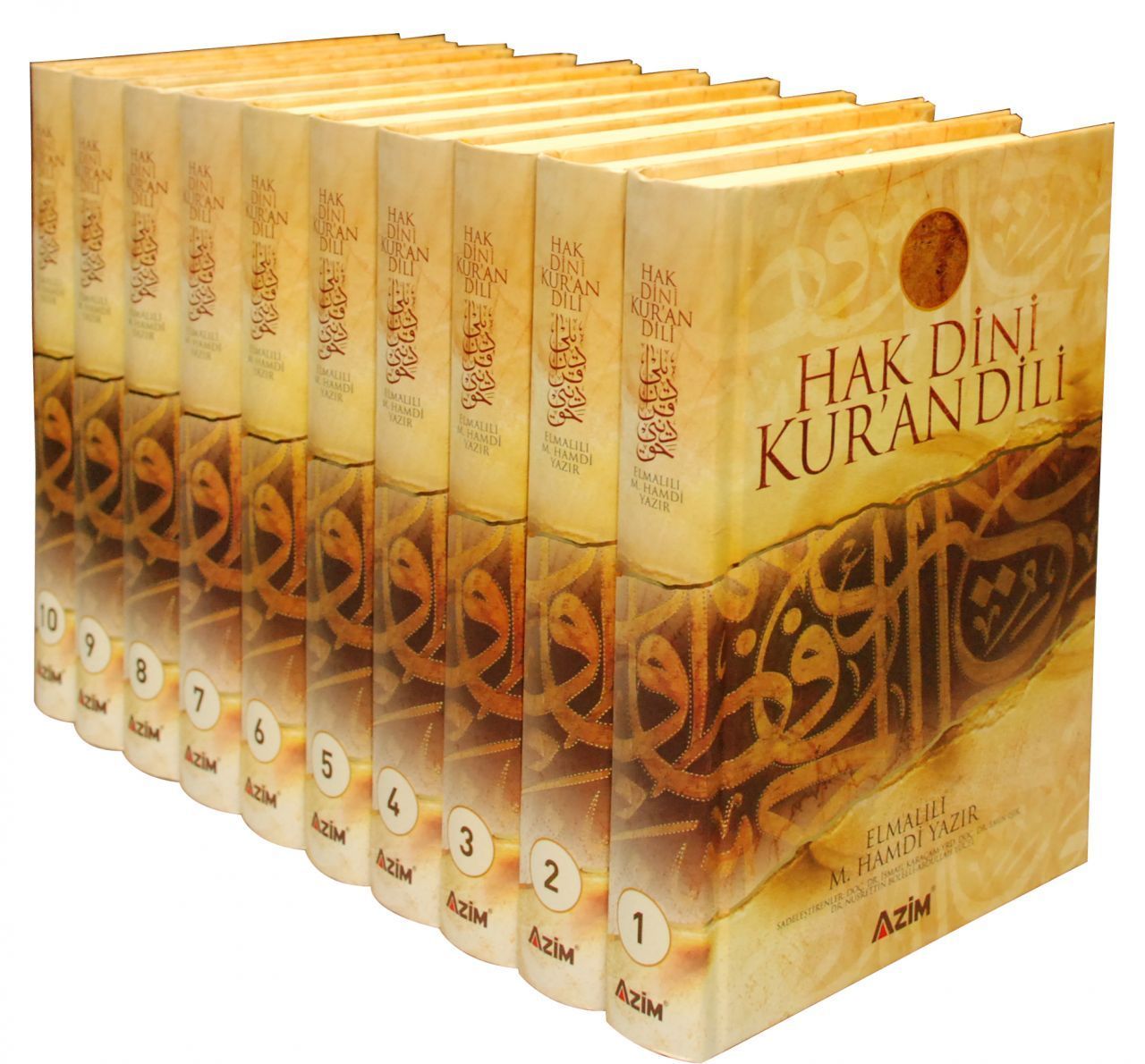 Hak Dini Kuran Dili Tefsiri (10 Cilt, Büyük Boy, Şamua)