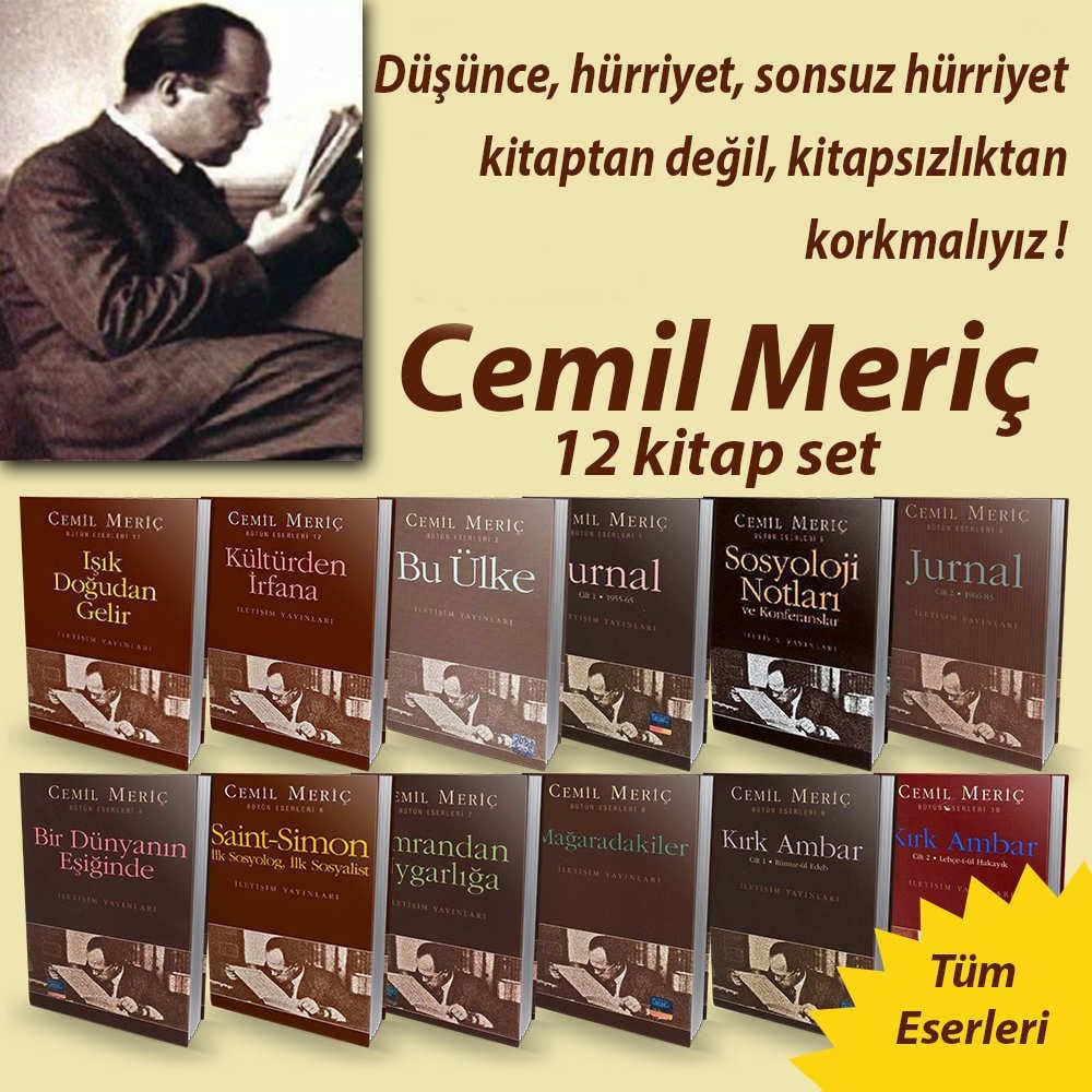 Cemil Meriç Seti (12 Kitap), Cemil Meriç, İletişim Yayınevi