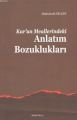 Kur`An Meallerindeki Anlatım Bozuklukları, Ankara Okulu Yayınları