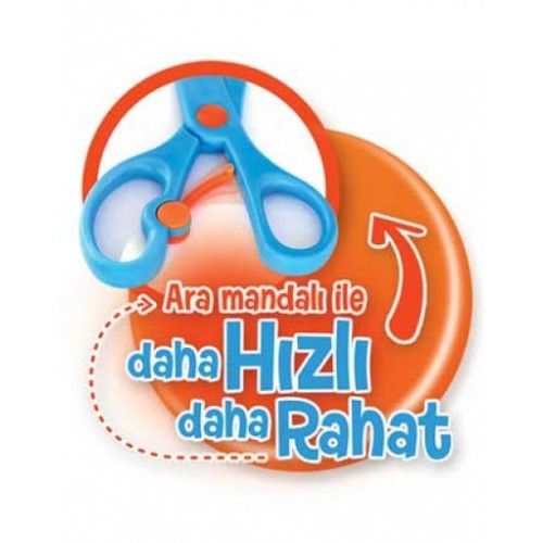 Lets Mandallı Öğreni Makası (Plastik) FMS-11