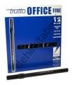 Kırmızı Keçeli Kalem Tratto Office Fine 12 Adet