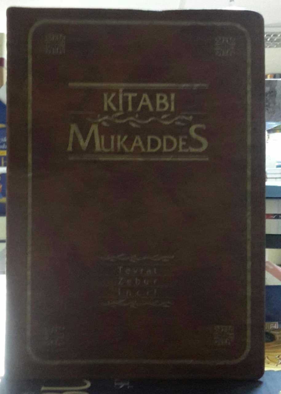 2.el, Kitabı Mukaddes Tevrat, Zebur, İncil Deri Cilt Yaldızlı