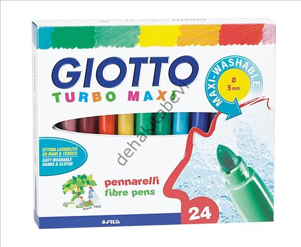 Giotto Turbo Maxi Keçeli Kalem 24'Lü Kutu