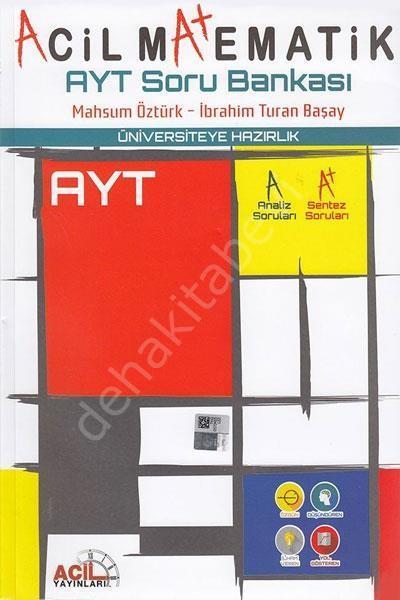 Ayt Acil Soru Bankası Matematik - 2019, Acil Yayınları