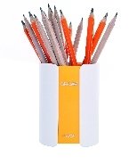 Yuvarlak Masa Kalemliği Beyaz Sarı FES 50SR