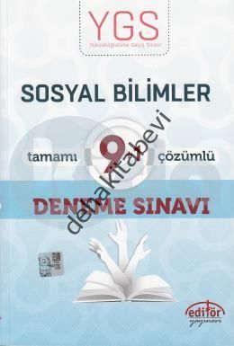 YGS SOSYAL BİLİMLER 9+1 ÇÖZ. DENEME (2016)