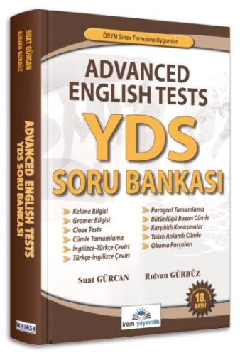 İrem Advanced English Tests YDS Soru Bankası