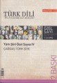 Türk Dili Sayı 481 Türk Şiiri Özel Sayısı 4 Çağdaş Türk Şiiri