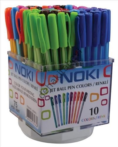 NOKİ 75'Lİ KARIŞIK TÜKENMEZ KALEM STD