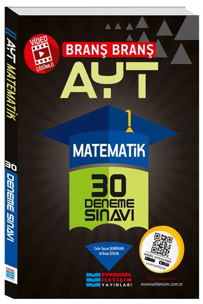 Evrensel AYT Matematik Video Çözümlü 30 Deneme Sınavı