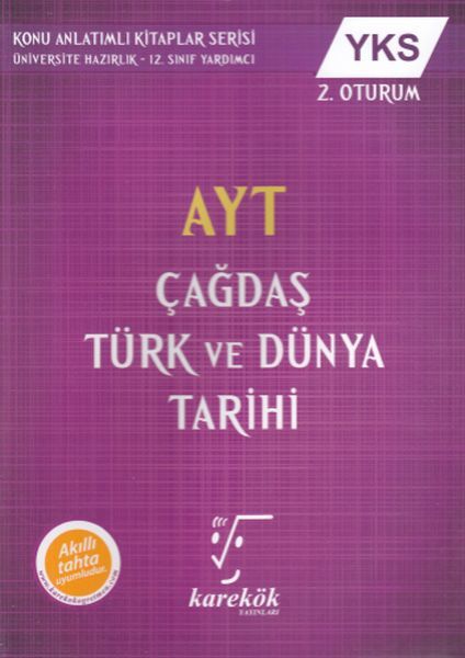 Karekök 2019 AYT Çağdaş Türk ve Dünya Tarihi YKS 2. Oturum