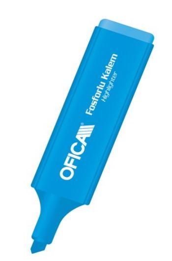 Ofica Fosforlu Kalem Mavi FFK 10M