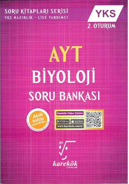 Karekök 2019 YKS 2. Oturum AYT Biyoloji Soru Bankası