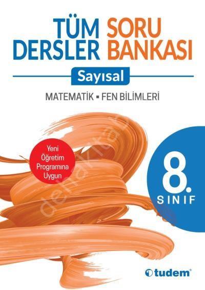8.Sınıf Tüm Dersler Sayısal Soru Bankası , Tudem Eğitim