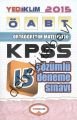 Yediiklim 2015 ÖABT Ortaöğretim Matematik KPSS 15 Çözümlü Deneme Sınavı