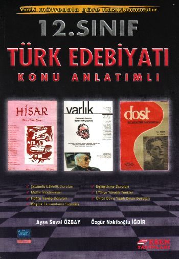 Esen 12. Sınıf Türk Edebiyatı Konu Anlatımlı