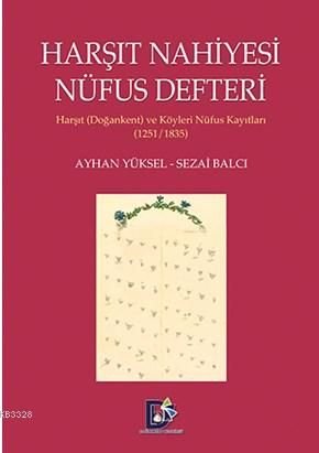 Harşıt Nahiyesi Nüfus Defteri, Sezai Balcı, Arı Sanat Yayınevi