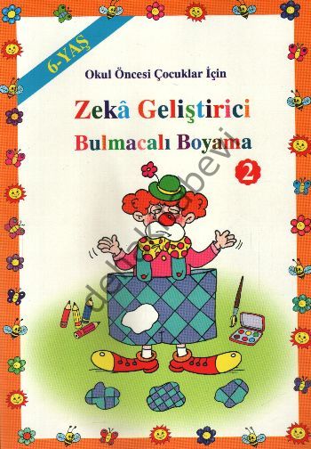 Zeka Geliştirici Bulmacalı Boyama, 6 yaş 2. kitap