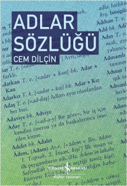 Adlar Sözlüğü Ciltli, Cem Dilçin