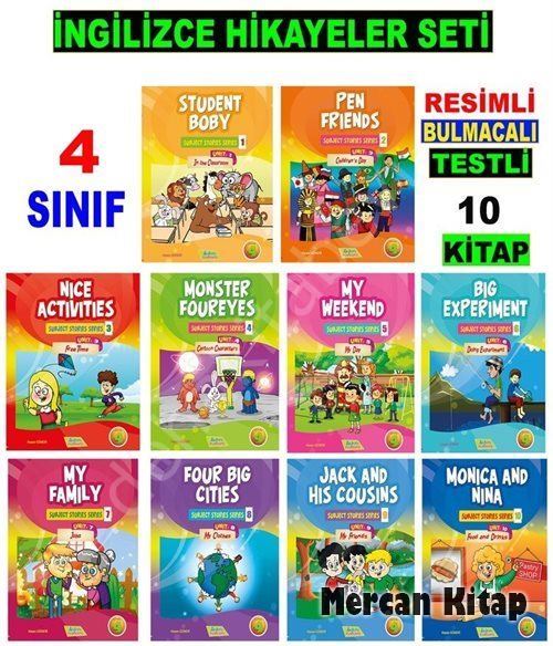 Grade 4 - Subject Stories Series (10 Kitap) (Her Biri 16 Sayfa), Akılyolu Yayıncılık