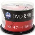 HP DVD-R 16X 4.7 GB Casebox 50 li