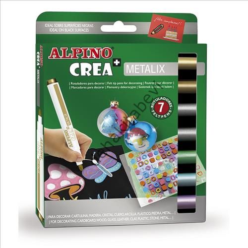 ALPİNO AR-134 CREA METALIX KEÇELİ KALEM