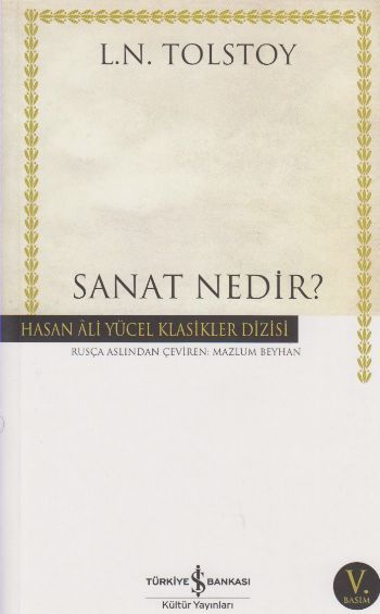 SANAT NEDİR (K.KAPAK), İş Bankası Yayınları