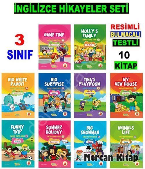 Grade 3 - Subject Stories Series (10 Kitap) (Her Biri 16 Sayfa), Akılyolu Yayıncılık