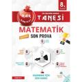 8. SINIF NAR TANESİ SON PROVA MATEMATİK ALTIN SORULAR, Nartest