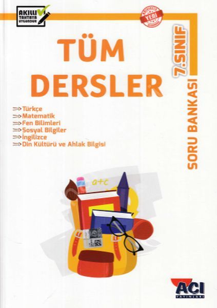 7. Sınıf Tüm Dersler Soru Bankası, Açı Yayınları