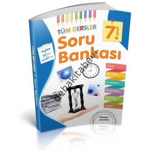 7. Sınıf Tüm Dersler Soru Bankası, Element Yayınları