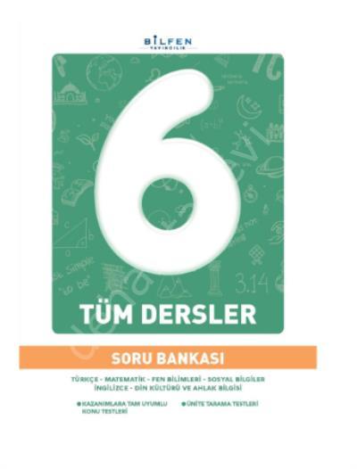 6. SINIF TÜM DERSLER SORU BANKASI, Bilfen Yayıncılık