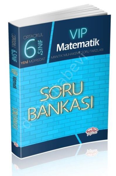 6. Sınıf VIP Matematik Soru Bankası , Editör Yayınevi