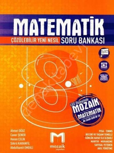 8.SINIF MOZAİK S.B. MATEMATİK - 2020, Mozaik Yayın