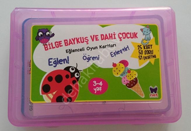 Kutulu Eğlenceli Oyun Kartları-Yeşil, Net Çocuk