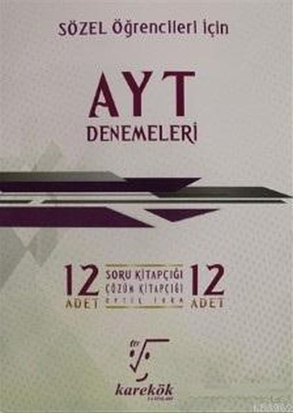 Karekök AYT 12'li Deneme Seti - Sözel
