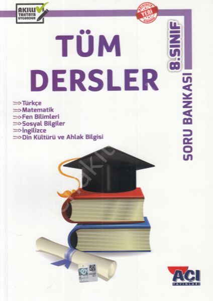 8. Sınıf LGS Tüm Dersler Soru Bankası, Açı Yayınları