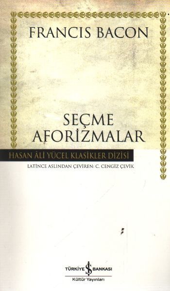 Seçme Aforizmalar, Francis Bacon