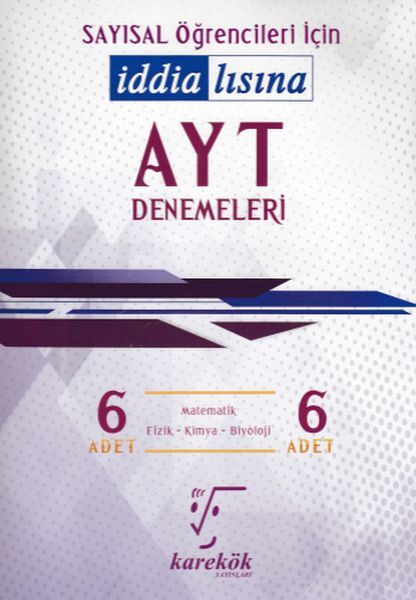 Karekök AYT 6'lı Deneme Seti - Sayısal