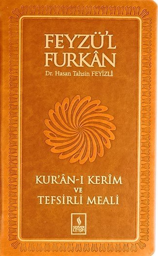 Feyzül Furkan Kuranı Kerim ve Tefsirli Meali (Orta Boy - Mushaf ve Meal) 13.50x21 cm Kahverengi
