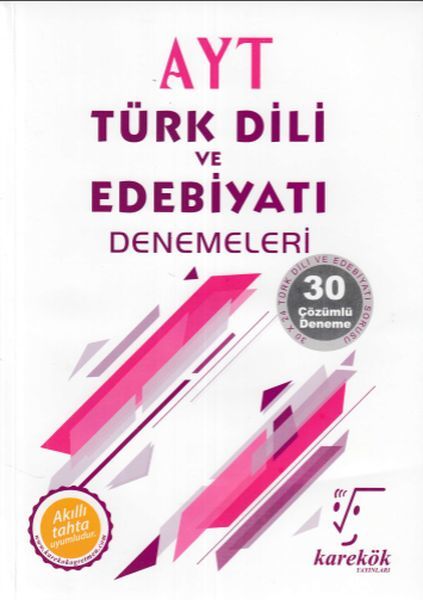 Karekök AYT Türk Dili ve Edebiyatı Denemeleri 30 Çözümlü Deneme