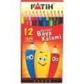 Fatih Kuruboya Kalemi 12 Renk Tam Boy Kuru Boya