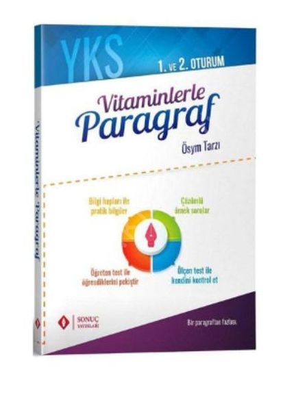 Yks 1.ve 2. oturum vitaminlerle paragraf, Sonuç Yayınları