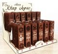 Püsküllü Ahşap Kitap Ayracı -200 ADET + 1 STAND (TOPTAN)