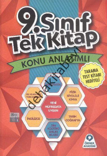 Örnek Akademi 9. Sınıf Tek Kitap Konu Anlatımlı