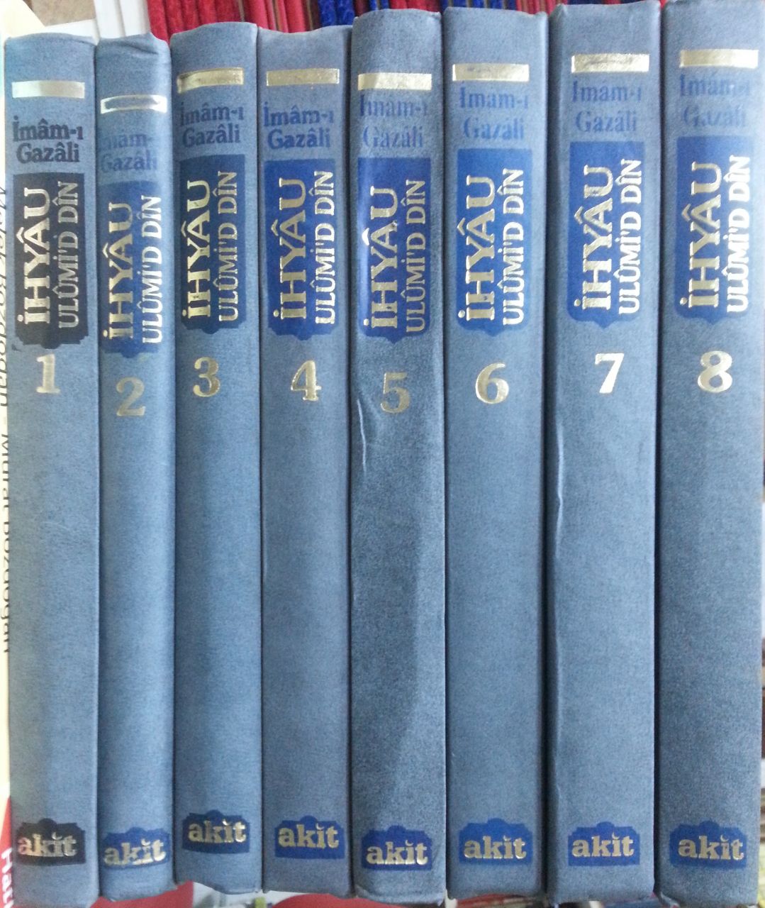 2. el, İhyau Ulumid Din, İmamı Gazali, 8 cilt, Takım, Akit