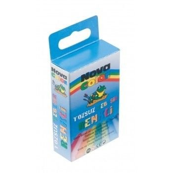 NOVA COLOR TOZSUZ TEBEŞİR RENKLİ 10`LU NC-4111